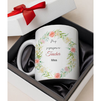A personilized My Superpower Teacher Miss_ GiftMug Coffee Mug