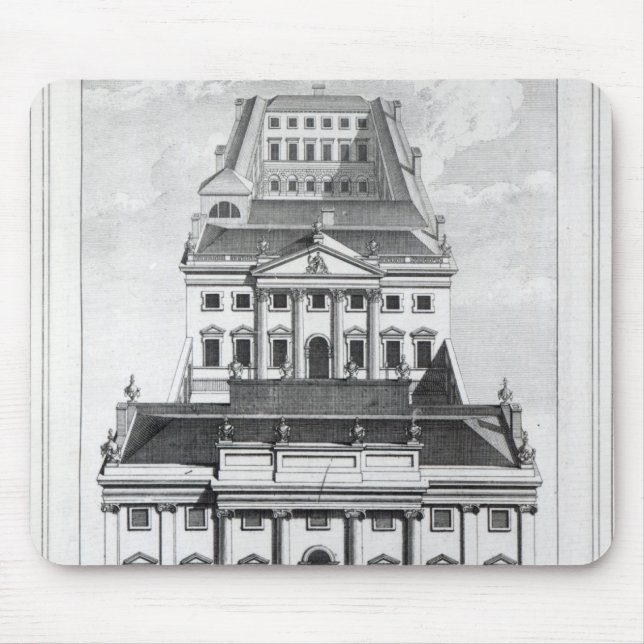 A Perspective View of the Bank of England Mouse Pad (Front)