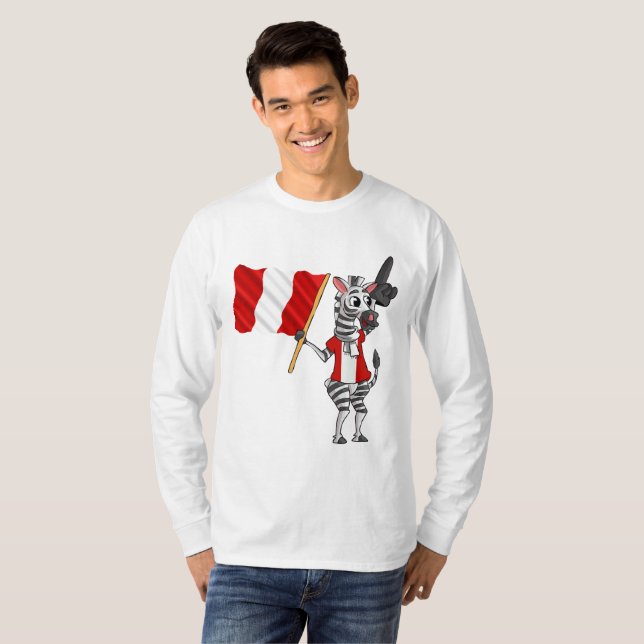 A Peruvian Zebra T-Shirt (Front Full)