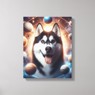 A PET in space Canvas Print