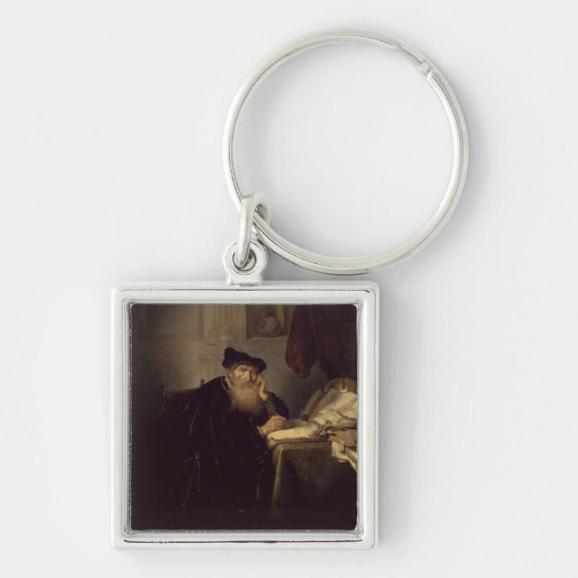 A Philosopher, 1635 (oil on panel) Key Ring (Front)
