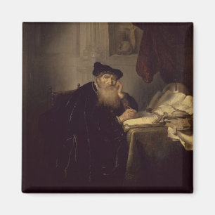 A Philosopher, 1635 (oil on panel) Magnet