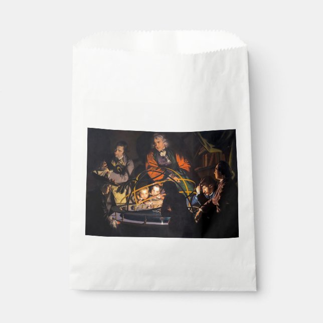 A Philosopher Lecturing on the Orrery Solar System Favour Bags (Front)