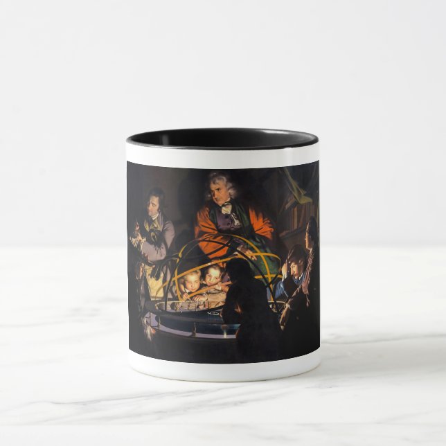 A Philosopher Lecturing on the Orrery Solar System Mug (Center)