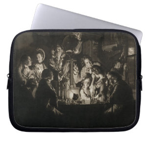 A Philosopher Shewing an Experiment on the Air Pum Laptop Sleeve