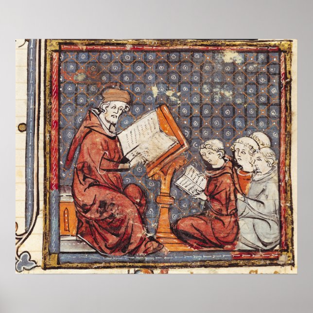 A Philosopher teaching in Paris Poster (Front)