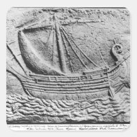 A Phoenician trade ship at Sidon