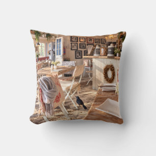 A photographic scenic print - Throw Pillow