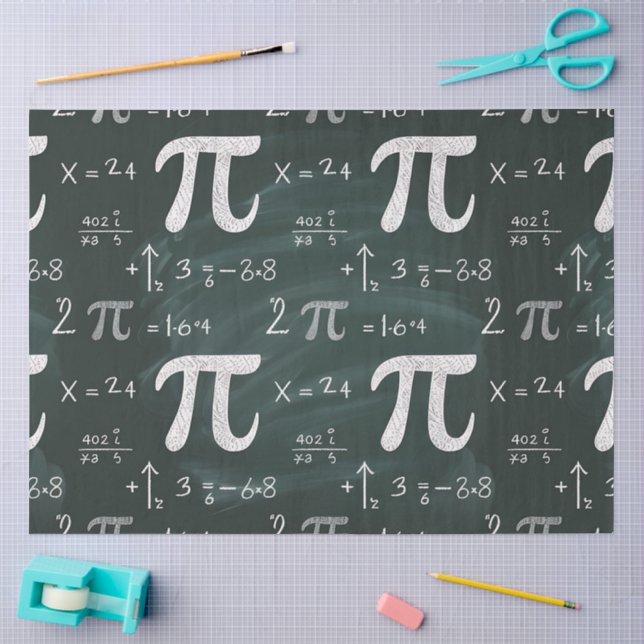 A Pi Day Celebration Series Design #4 Tissue Paper (Craft)