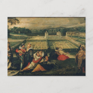 A Picnic in a Park Postcard