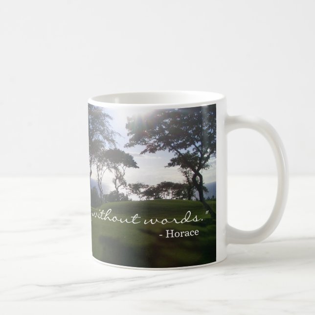 "A picture is a poem without words" Coffee Mug (Right)