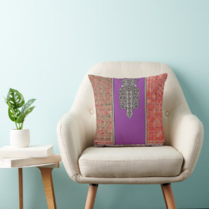 a picture of a scarf with a design on it cushion