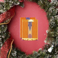 a picture of an orange and blue pattern