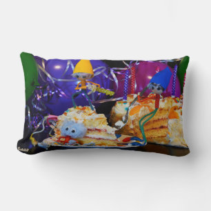 A picture with fubby's in a festive mood. lumbar cushion