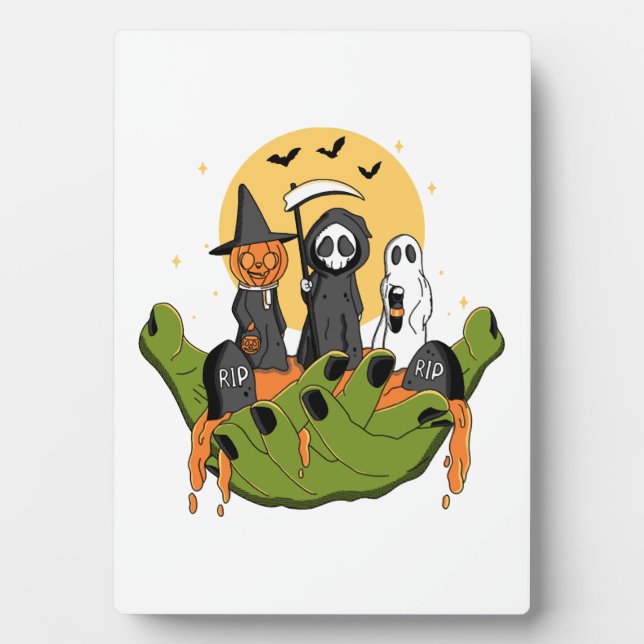 A Piece of Halloween Plaque (Front)