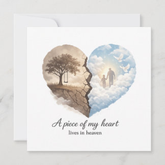A Piece of My Heart Lives in Heaven Memorial 