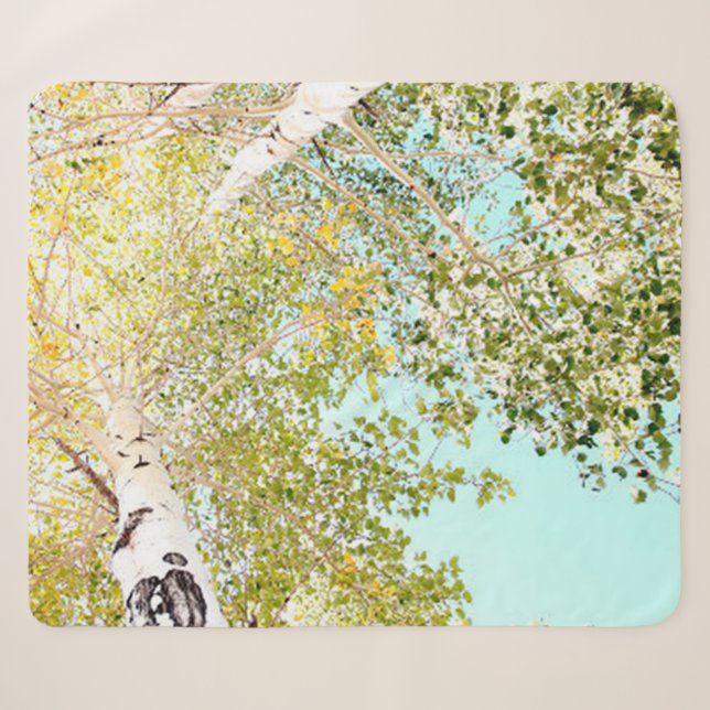 A piece of the sky sherpa blanket (Front (Horizontal))