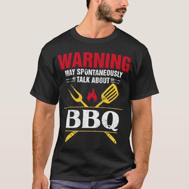 A Pig A Chicken And A Cow Funny BBQ Barbecue Meat  T-Shirt (Front)