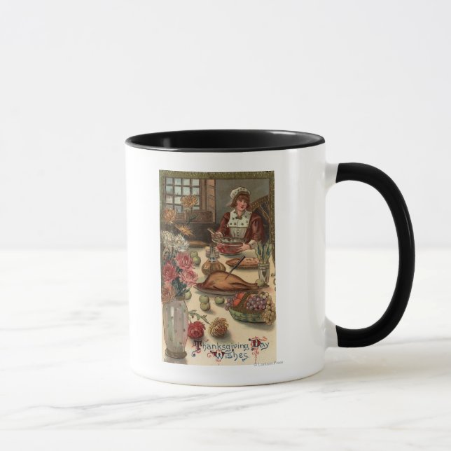 A Pilgrim Woman's Table Mug (Right)
