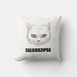 A pillow designed with the cat SALGOO