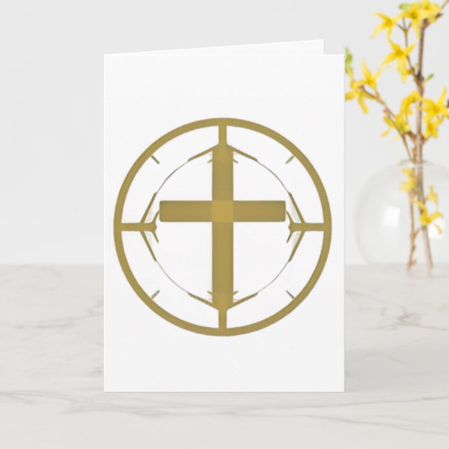 A Pilot’s Blessing™  Aviation Prayer Greeting Card (Yellow Flower)