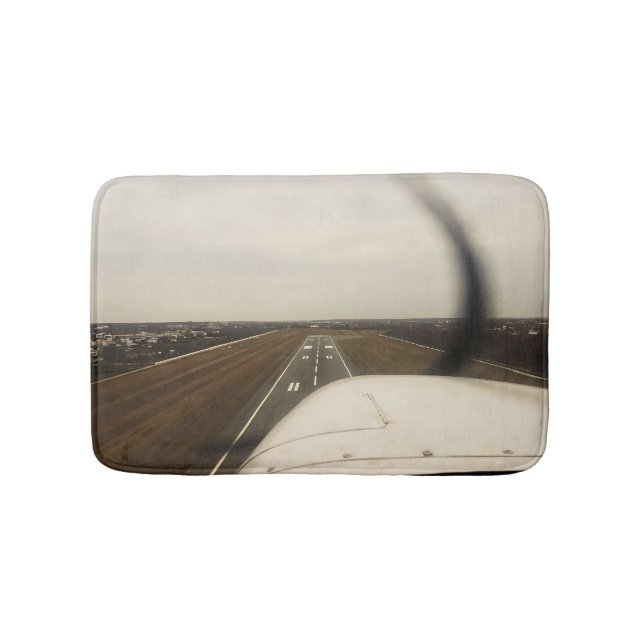 A Pilot's Perspective: Cessna 172 Cockpit Takeoff Bath Mat (Front)
