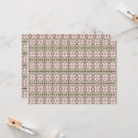a pink and brown pattern on a white background