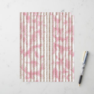 a pink and white striped background