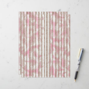 a pink and white striped background