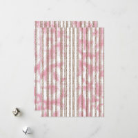 a pink and white striped background