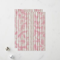 a pink and white striped background