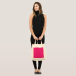 a pink background with a black border tote bag<br><div class="desc">5 Unique Customisable All-Over-Print Totes. Discover versatile and stylish All-Over-Print Tote Bags. Eco-friendly, customisable, and perfect for any occasion. Make your next shopping trip fashionable! Stylish Functionality for Every Occasion : Elevate your everyday errands with our All-Over-Print Tote Bag. Measuring 16" in length and 16" in width, this medium-sized tote...</div>