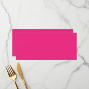 a pink background with a black menu