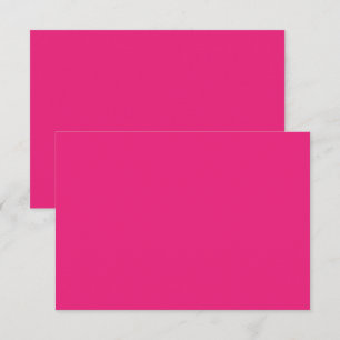 a pink background with a black thank you card