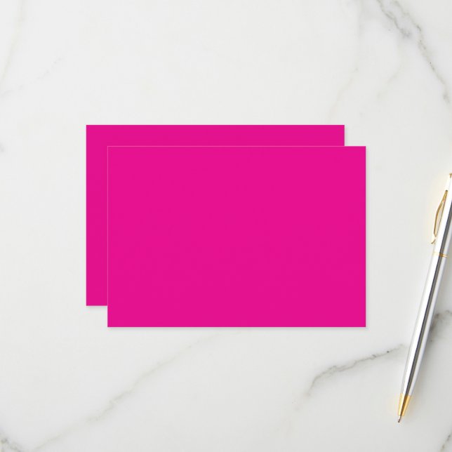 a pink background with a  RSVP card (Front/Back In Situ)