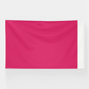 a pink background with a white border banner