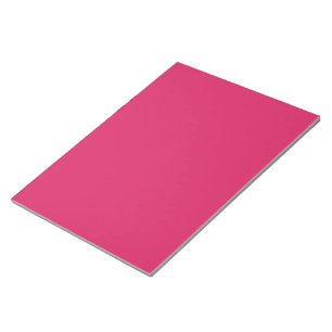 a pink background with a white border notepad