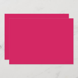 a pink background with a white border thank you card