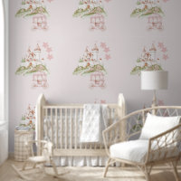 A Pink Castle for a Princess Peel & Stick 