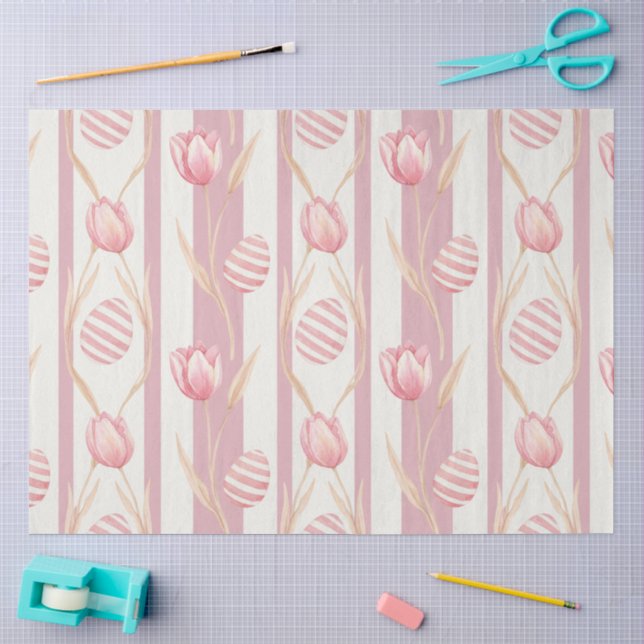 A Pink Easter Series Design #7 Tissue Paper (Craft)