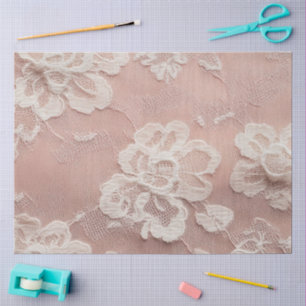 A Pink Lace Series Design #10 Tissue Paper