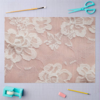 A Pink Lace Series Design #9 Tissue Paper