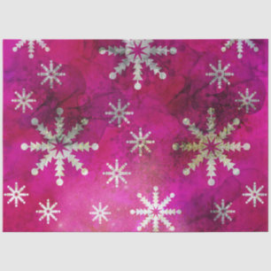A Pink Snowflake Series Design 1 Tissue Paper