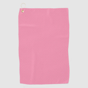 A pink towel with a textured pattern 