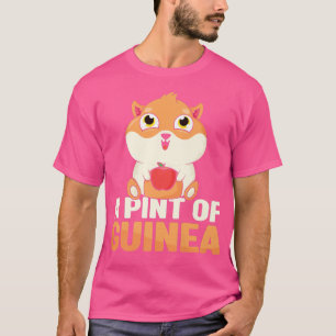 A Pint Of Guinea Guinea Pig Guinea Lover Premium T-Shirt