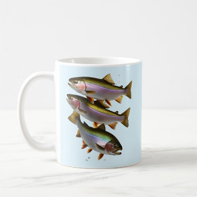 A Pint of Trout Coffee Mug (Left)