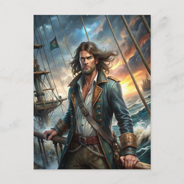 A Pirate from a Ship Postcard (Front)