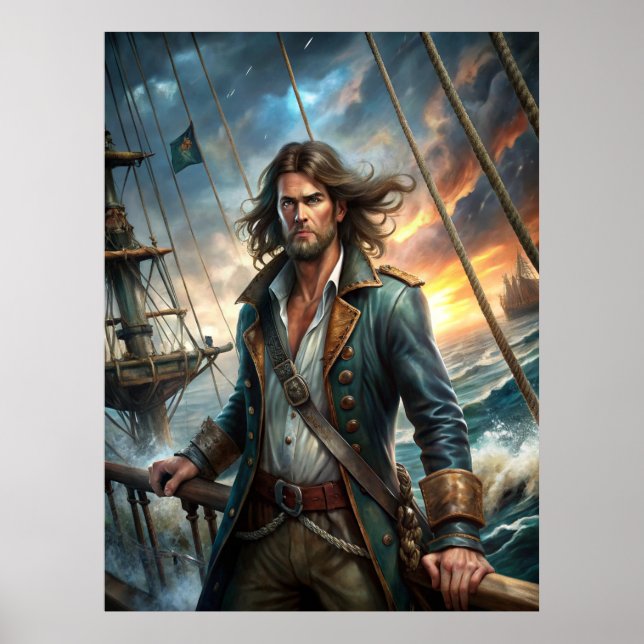 A Pirate from a Ship Poster (Front)