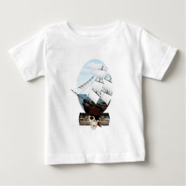A Pirate Ship Baby T-Shirt