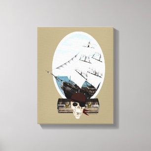 A Pirate Ship Canvas Print